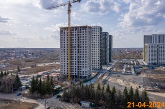Фото хода строительства - Озёрный Парк