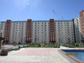 Фото хода строительства - " 122 кв. 9-этажный жилой дом со встроенными предприятиями общественного обслуживания №4б по генплану в составе 157 жилой группы по адресу ул. Чапаева