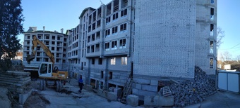 Фотографии хода строительства - Многоквартирный жилой комплекс премиум класса "Роза ветров"