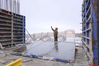 Фотографии хода строительства - Жилой комплекс "Уфимский Кремль" Литер 22 Секция Е