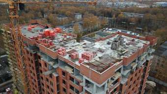 Фотографии хода строительства - VELLCOM дом на Московском