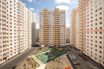 Фото хода строительства - комплекс многоэтажных жилых домов со встроенно-пристроенными помещениями по ул. Тухачевского в г.Ставрополе. 11 этап (поз. 78)
