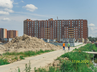 Фотографии хода строительства - Жилой квартал «Новое Колпино»