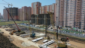 Фото хода строительства - Фруктовый квартал "Абрикосово"
