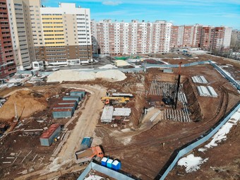 Фотографии хода строительства - Жилой комплекс "Пожарский"