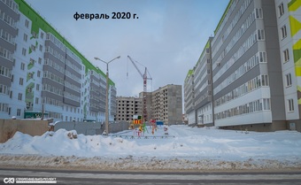 Фотографии хода строительства - Жилой комплекс "Белые росы"