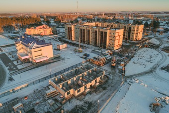 Фотографии хода строительства - ЖК Янтарный Берег