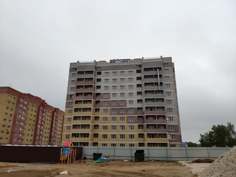 Фото хода строительства - микрорайон Маршала Устинова