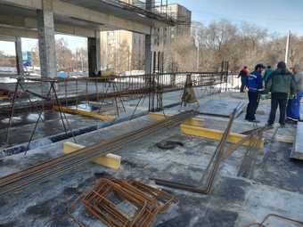Фотографии хода строительства - ФОК со вспомогательной инфраструктурой "Рекорд"