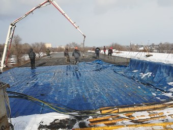 Фотографии хода строительства - ФОК со вспомогательной инфраструктурой "Рекорд"