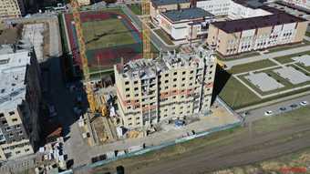 Фотографии хода строительства - жилой комплекс "Керченский"