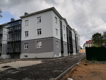Фотографии хода строительства - «Жилой комплекс со встроенными нежилыми помещениями на Пожарной площади в городе Твери, 1,2 этапы строительства»