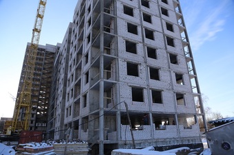 Фотографии хода строительства - Элитный жилой комплекс "Резиденция ГринПарк"