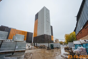 Фотографии хода строительства - Жилой комплекс"Полярная 25"