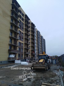 Фото хода строительства - ЖК "Союз", позиция 1, этап 1.