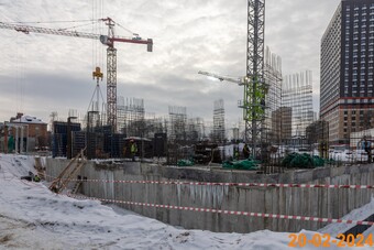 Фото хода строительства - Жилой комплекс"Кузьминский лес"