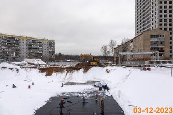 Фотографии хода строительства - Жилой комплекс"Кузьминский лес"