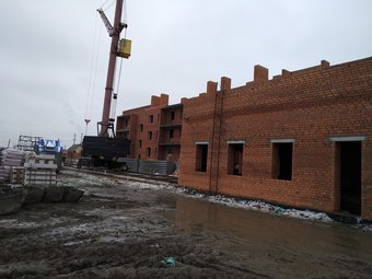 Фотографии хода строительства - ЖК на Луначарского