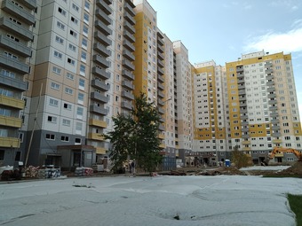 Фото хода строительства - микрорайон "Нанжуль-Солнечный"