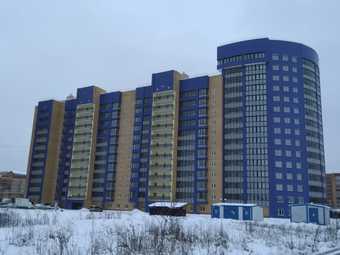 Фото хода строительства - Четырёх-секционный жилой дом переменной этажности №17 в квартале 24, со встроенными помещениями, расположенный по адресу: Московская область, г. Дубна, квартал 24