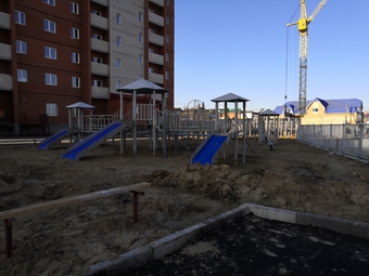 Фото хода строительства - Девятиэтажного жилого дома №2 (по генплану) с нежилыми помещениями на первом этаже по ул.Лесосплава, в г.Искитим НСО