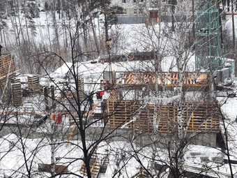 Фотографии хода строительства - ЖК Барнаульский лес