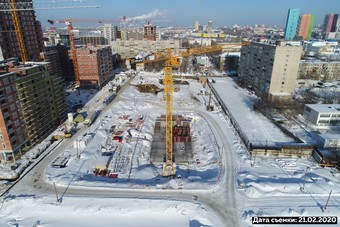 Фотографии хода строительства - Жилые кварталы Екатерининский парк