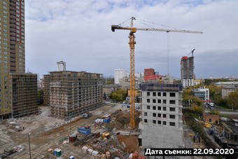 Фотографии хода строительства - Жилые кварталы Екатерининский парк