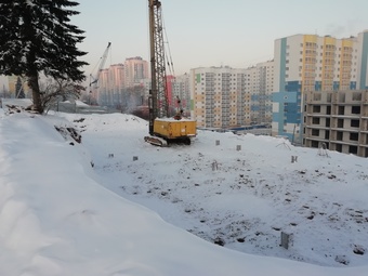Фотографии хода строительства - Жилой комплекс "Кемерово-Сити"