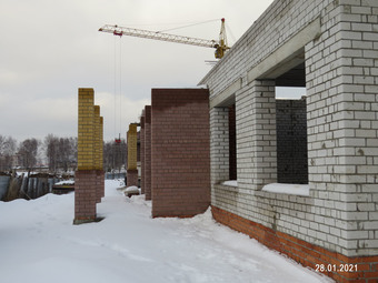 Фотографии хода строительства - ЖК «Парадный -1 в Славном»