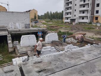 Фотографии хода строительства - Загородный жилой комплекс "Чистые пруды"