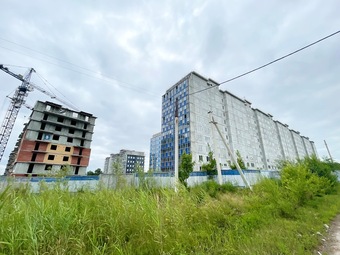 Фото хода строительства - "Группа жилых домов с объектами соцкультбыта по ул. Бондаря в Краснофлотском районе г. Хабаровска"
