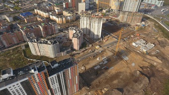Фотографии хода строительства - "Семейный квартал Петра и Февронии на Солотчинском шоссе 3-я очередь строительства" 1 этап строительства