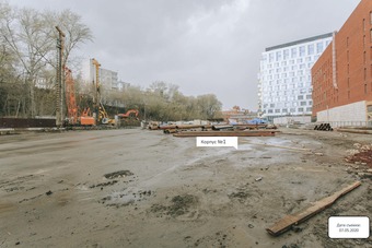 Фотографии хода строительства - Новоданиловская 8