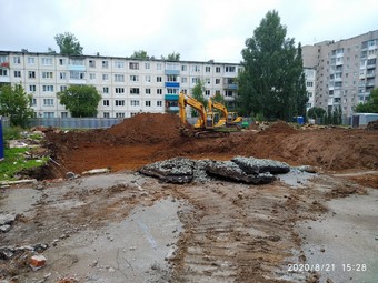 Фотографии хода строительства - Смуглянка на Ворошилова