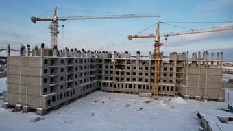 Фотографии хода строительства - Жилищный комплекс "Илгэ"