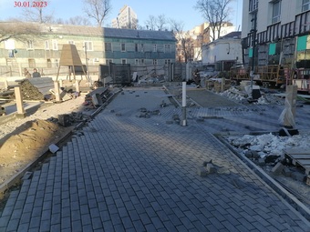 Фото хода строительства - Жилой комплекс "Амурский квартал"