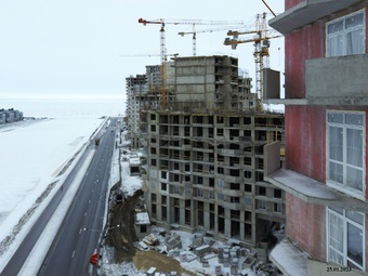 Фото хода строительства - Жилой комплекс "Огни залива"