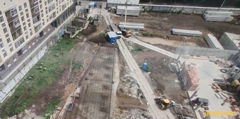 Фотографии хода строительства - Жилой комплекс "Измаильский экоквартал"