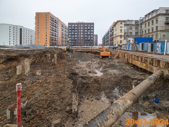 Фото хода строительства - Кантемировская 11