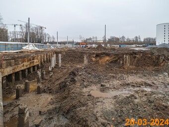 Фото хода строительства - Кантемировская 11