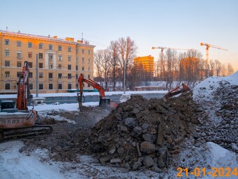Фотографии хода строительства - Кантемировская 11