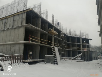 Фотографии хода строительства - Жилой комплекс "Жукова 18"