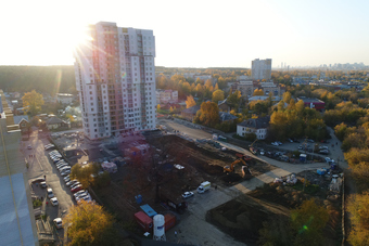 Фотографии хода строительства - Парк комплекс "Шолохов" 2 очередь строительства
