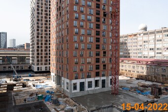 Фотографии хода строительства - Многофункциональный жилой комплекс"Красноказарменная 15"