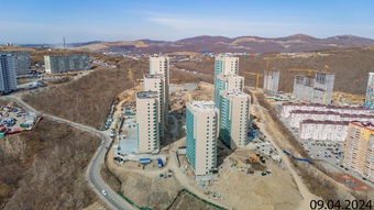 Фото хода строительства - Жилой комплекс "Южный" в районе ул. Нейбута, 135 в г. Владивостоке