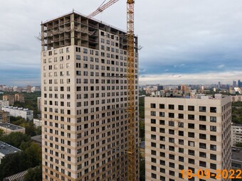 Фотографии хода строительства - Жилой комплекс Кронштадтский 9