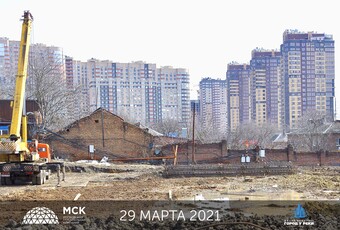 Фотографии хода строительства - ЖК "Город у реки"