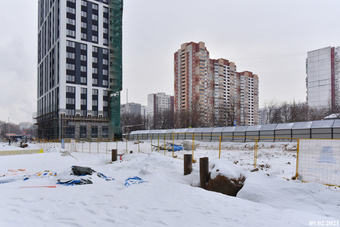 Фотографии хода строительства - ЖК "Октябрьское поле"