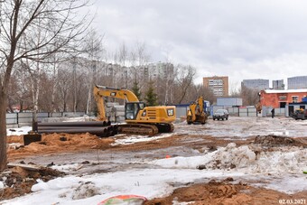 Фотографии хода строительства - ЖК "Октябрьское поле"